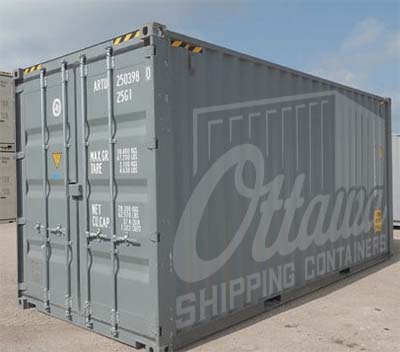20 foot high cube shipping container
